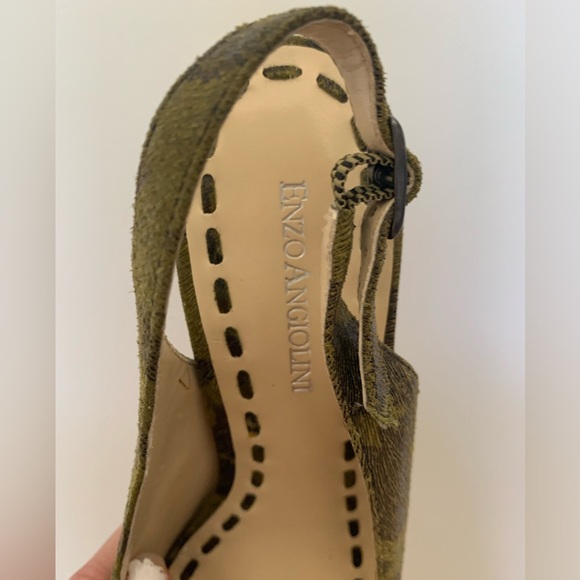 Enzo Angiolini Animal Green Leopard Print - Picture 4 of 7